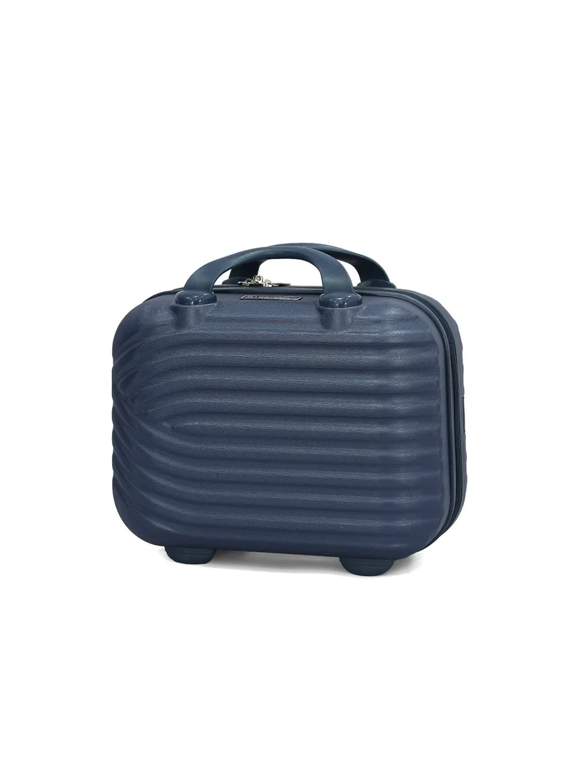 GIORDANO Hardshell Luggage Double Spinner Trolley Bag 5 Pieces Set,Navy (BC-12",BC-14",S-20",M-24",L-28")
